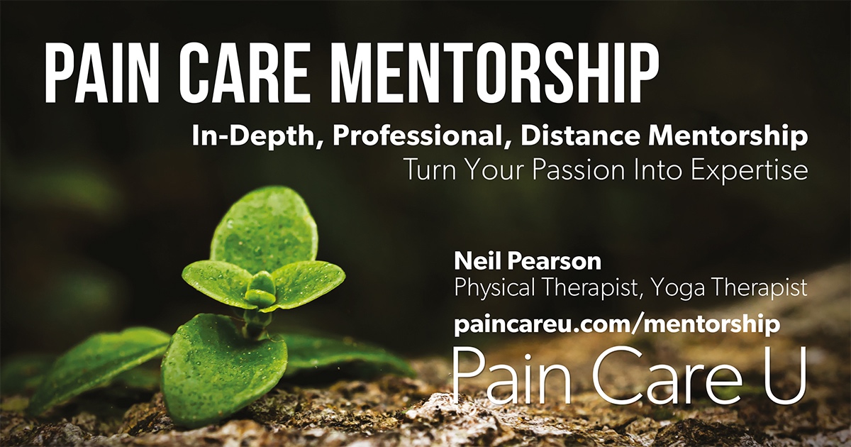 Pain Care Mentorship ad