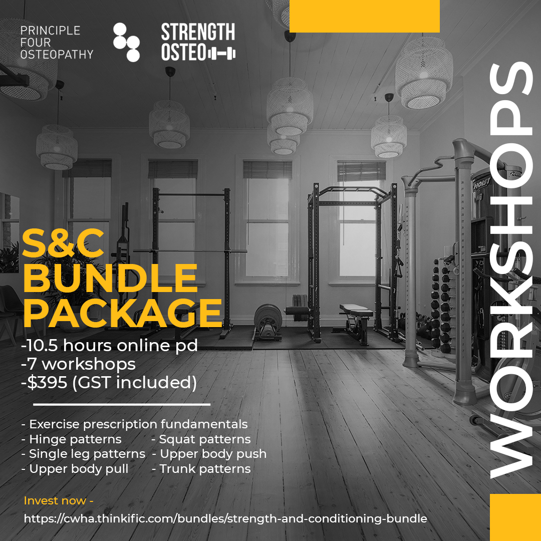 Strength and conditioning educational package for physiotherapists