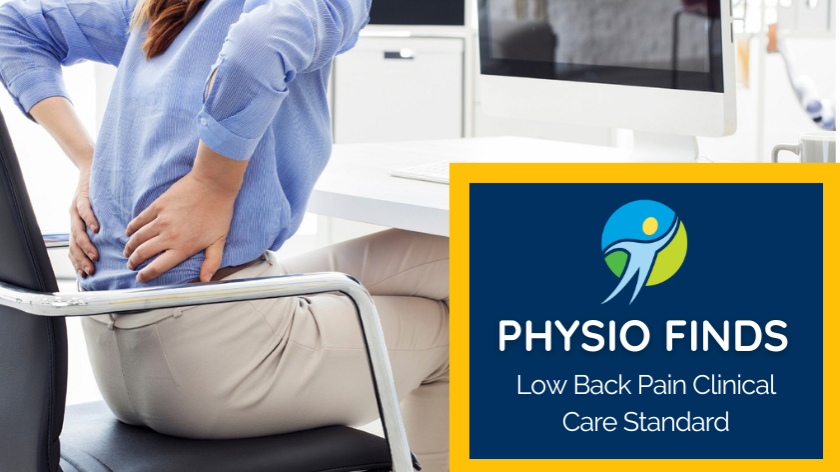 Physio Finds: Low Back Pain clinical Care Standard