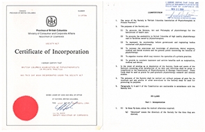 Incorporation and Constitution 1984